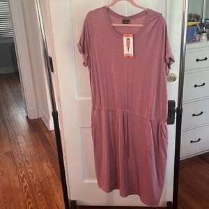 Rose pink summer dress